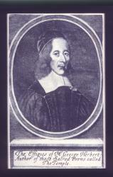 George Herbert (1593-1633) (engraving) | Obraz na stenu