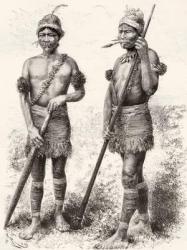 South American Carijona Indians (engraving) | Obraz na stenu