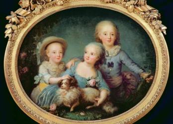 The Children of Charles de France, 1781 (oil on canvas) | Obraz na stenu