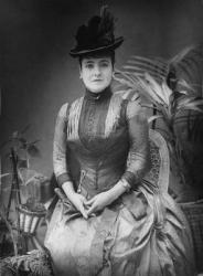 Adelina Patti, 1880 (b/w photo) | Obraz na stenu