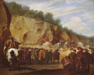 The Ambush, c. 1646-56 (oil on canvas) | Obraz na stenu