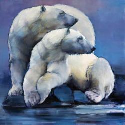 Moon Bears, 2016, (oil on canvas) | Obraz na stenu