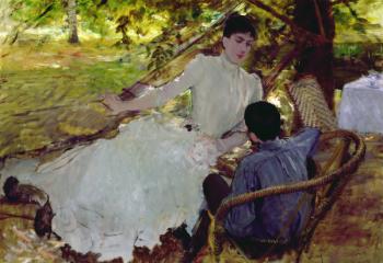 In the Hammock II, 1884 (oil on canvas) | Obraz na stenu
