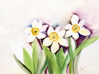 Three Daffodils | Obraz na stenu