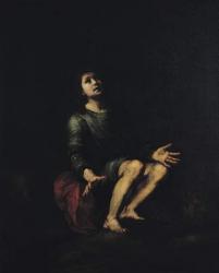 Daniel in the Lions' Den (oil on canvas) | Obraz na stenu