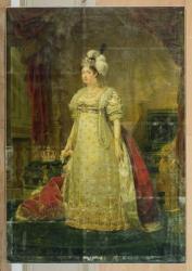 Portrait of Marie-Therese-Charlotte de France (1778-1851) Duchesse d'Angouleme (oil on canvas) | Obraz na stenu
