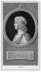 Virgilius, frontispiece from 'Publius Virgilius Maro' published 1821 (engraving) | Obraz na stenu