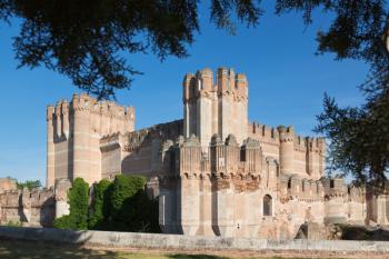 Castillo de Coca, Coca, Segovia Province, Spain (photo) | Obraz na stenu