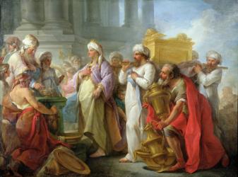 Solomon Before the Ark of the Covenant, 1747 (oil on canvas) | Obraz na stenu