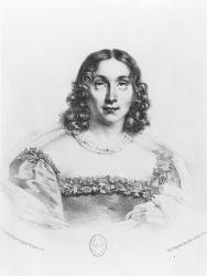Marceline Desbordes-Valmore (engraving) | Obraz na stenu