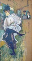 Jane Avril (1868-1943) Dancing, c.1892 (oil on card) | Obraz na stenu