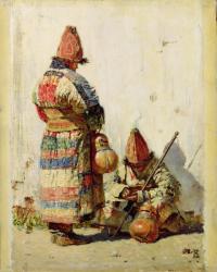 In Turkestan (oil on canvas) | Obraz na stenu