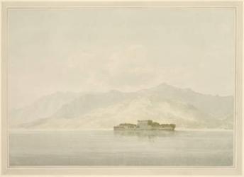 Isola Madre, Lago Maggiore, c.1781 (w/c over graphite on laid paper) | Obraz na stenu