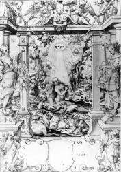 Adam and Eve, 1609 (pen and ink) | Obraz na stenu