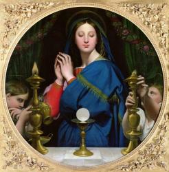 The Virgin of the Host, 1854 (oil on canvas) | Obraz na stenu