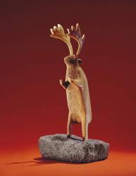 Reindeer, from Cape Dorset (whalebone) | Obraz na stenu