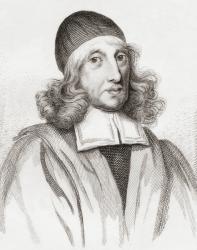 Patrick Scougal, 16071682. 17th-century Scottish churchman, Bishop of Aberdeen. From Iconographia Scotica or Portraits of Illustrious Persons of Scotland, published 1797. | Obraz na stenu