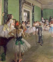 The Dancing Class, c.1873-76 (oil on canvas) | Obraz na stenu