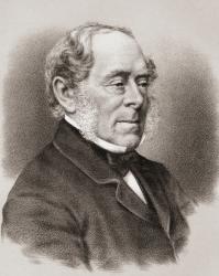 George William Frederick Villiers, 4th. Earl of Clarendon, 1800-1870. British statesman and diplomat. From a photograph by John Watkins. | Obraz na stenu