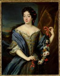 Portrait of Anne de Baviere (1648-1723) (oil on canvas) | Obraz na stenu