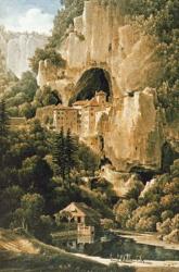 Chateau of Luegg or Predjama, near Trieste (w/c on paper) | Obraz na stenu