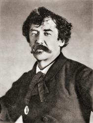 James Abbott McNeill Whistler, 1834 -1903. American-born, British-based artist. After a contemporary photograph. | Obraz na stenu