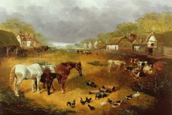 A farmyard in Spring, 19th century | Obraz na stenu
