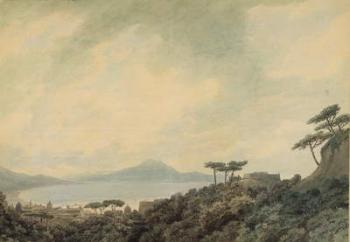 Bay of Naples from Capodimonte, 1790 (w/c over graphite on paper) | Obraz na stenu