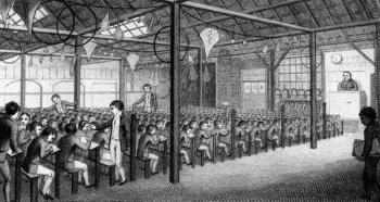 The Interior of the Royal Free School, Borough Road, 1805 (engraving) | Obraz na stenu