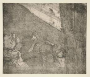 At the Ambassadeurs, c.1877 (etching, aquatint and drypoint) | Obraz na stenu