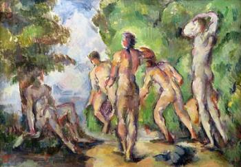 Bathers, c.1892-94 (oil on canvas) | Obraz na stenu
