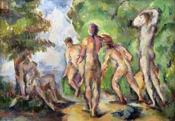 Bathers, c.1892-94 (oil on canvas) | Obraz na stenu