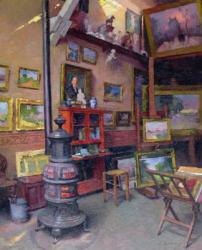 The Studio 50, rue Saint-Didier (oil on canvas) | Obraz na stenu