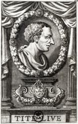 Titus Livius known as Livy (59BC-17AD) (engraving) | Obraz na stenu