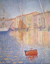 The Red Buoy, Saint Tropez, 1895 (oil on canvas) | Obraz na stenu