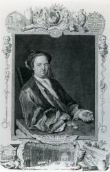 Edward Harley, 2nd Earl of Oxford (1689-1741) (engraving) | Obraz na stenu