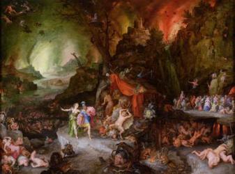 Aeneas and the Sibyl in the Underworld, 1598 (oil on copper) | Obraz na stenu