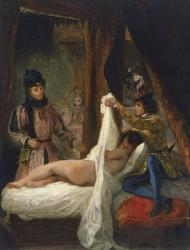 Louis d'Orleans showing his Mistress, c.1825-26 (oil on canvas) | Obraz na stenu