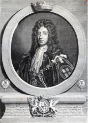 James Douglas, 2nd Duke of Queensberry, engraved by Louis du Guernier II (engraving) | Obraz na stenu