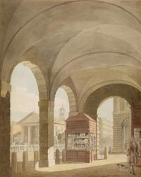 St. Paul's, Covent Garden c.1765-75 (graphite and w/c on paper) | Obraz na stenu