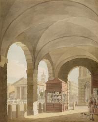 St. Paul's, Covent Garden c.1765-75 (graphite and w/c on paper) | Obraz na stenu