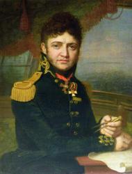 Portrait of Yuri F. Lisyansky, 1810 (oil on canvas) | Obraz na stenu