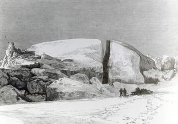 A Floe-Berg Aground, published in 'The Illustrated London News' Noember 11 1876 (engraving) | Obraz na stenu