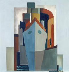 Composition, Untitled, 1927 (oil on canvas) | Obraz na stenu