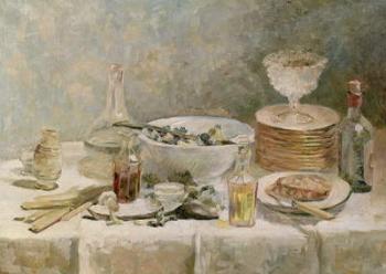 Still Life with Salad, c.1887-88 (oil on canvas) | Obraz na stenu