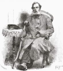 Nikolai Sazontovich Ilyin, from 'El Mundo en la Mano', published 1878 (litho) | Obraz na stenu