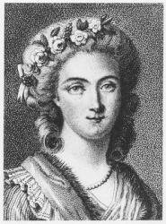 Comtesse d'Houdetot (engraving) | Obraz na stenu
