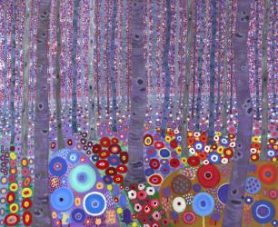 Klimt's Forest, 2010, (acrylic on canvas) | Obraz na stenu