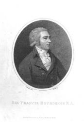 Sir Francis Bourgeois, 1804 (engraving) (b/w photo) | Obraz na stenu
