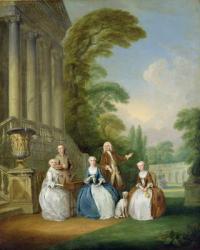 Portrait of a Family, 1740 (oil on canvas) | Obraz na stenu